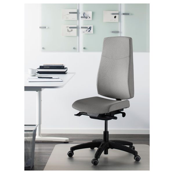 Рабочий стул ВОЛЬМАР, Уннеред Уннеред серый - фото 2