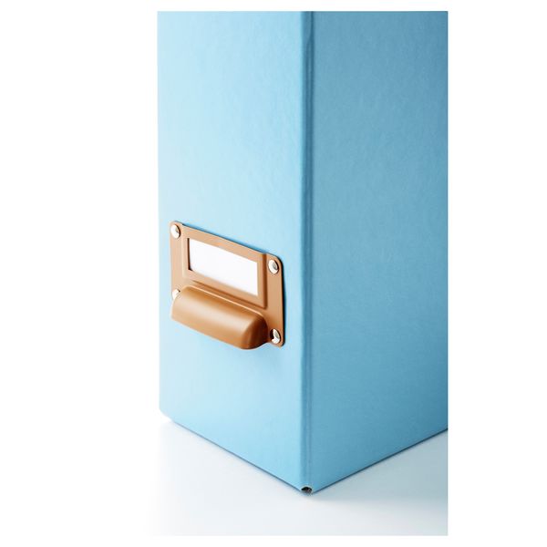 Подставка для журналов ФЬЕЛЛА, синий - схема-чертеж с размерами