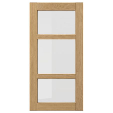 FORSBACKA Стеклянная дверь - дуб 40x80 см