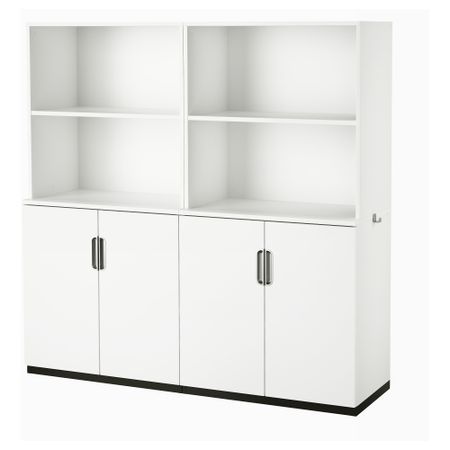 Комбинация для хранения с дверцами ГАЛАНТ, белый (160x160 см)