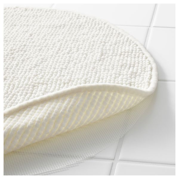 Коврик для ванной БАДАРЕН, белый (55 см) - фото 3