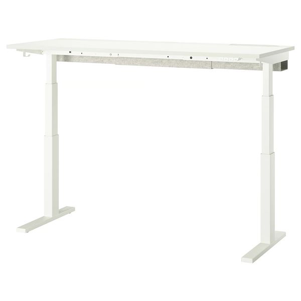 MITTZON Стол/трансф - электрический белый 160x60 см - фото 1