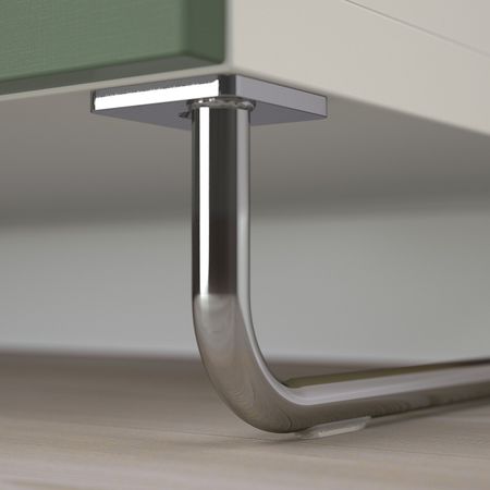 Комбинация для хранения с дверцами/ящ, белый/нотвикен/суларп серо-зеленый 120x42x74 см IKEA BESTÅ БЕСТО 793.019.86