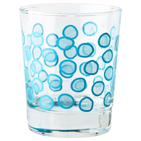 Стакан КРЕМЛА, с рисунком бирюзовый (23 сл)