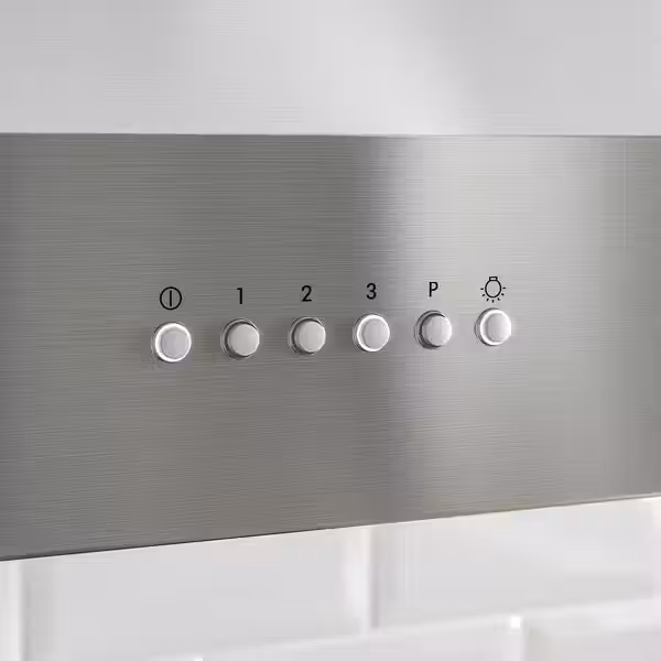 UPPFRISKANDE Вытяжка кухонная стен креп (колпак) - цвет нержавеющей стали 80 см - фото 7