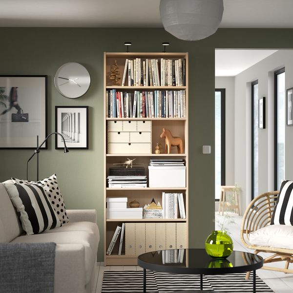 Стеллаж, под березу, 80x28x202 см IKEA BILLY БИЛЛИ 104.958.64 - фото 3