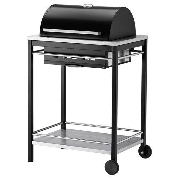 Угольный гриль КЛАСЕН, черный нержавеющ сталь - фото 1