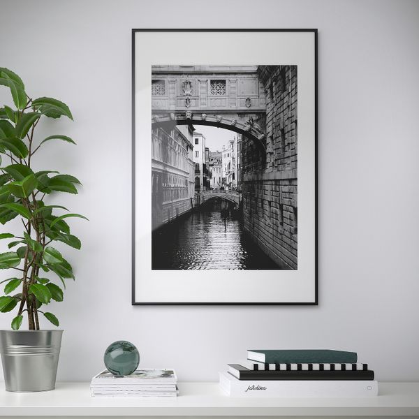 Рама, черный 61x91 см IKEA LOMVIKEN ЛОМВИКЕН 103.817.25 - фото 3