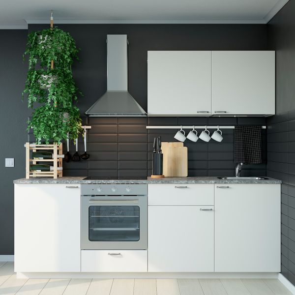 IKEA в интерьере - схема-чертеж с размерами