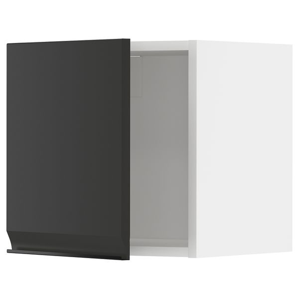 Навесной шкаф, белый, Upplöv матовый антрацит, 40x40 см IKEA METOD МЕТОД 394.932.04 - фото 1