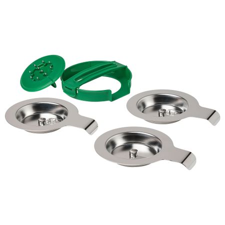 Ножи для овощей, 4 шт., нержавеющая сталь, зеленый IKEA TABBERAS 705.532.76