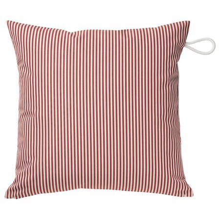 Чехол на подушку, для/дома/улицы, красный/полоска 50x50 см IKEA GULLBERGSÖ ГУЛЛБЕРГСЁ 905.122.99