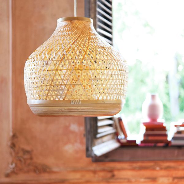 Подвесной светильник, бамбук/ручная работа 45 см IKEA MISTERHULT МИСТЕРГУЛЬТ 304.410.21 - фото 7