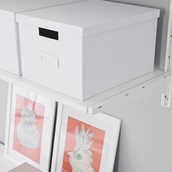 Настенная шина/полки, белый 176x41x87 см IKEA АЛЬГОТ 492.303.30 - фото 4