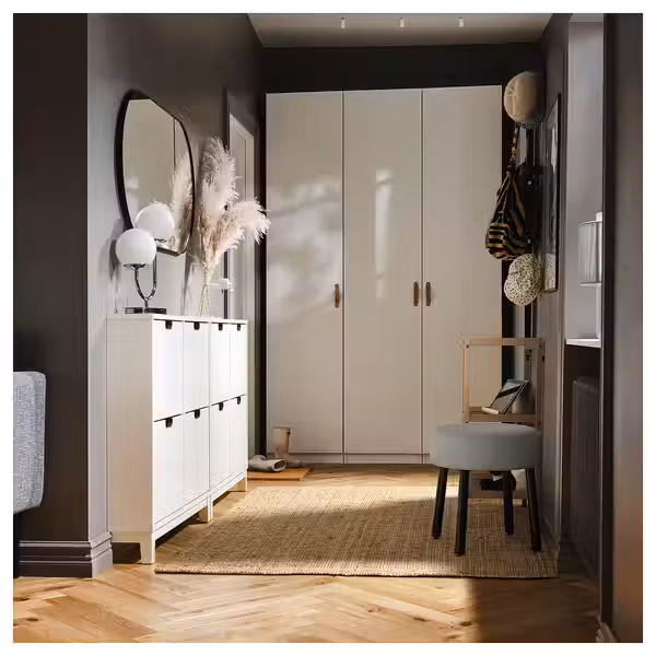 MÖRTFORS МЁРТФОРС Пуф - дисерёд серый 47x47 см - фото 3