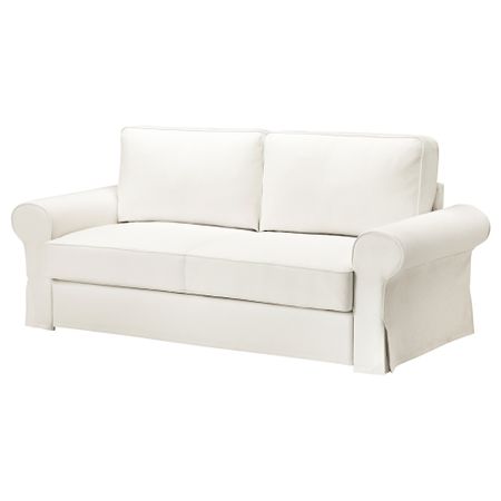 Чехол на 3-местный диван-кровать БАККАБРУ, Хильте белый
