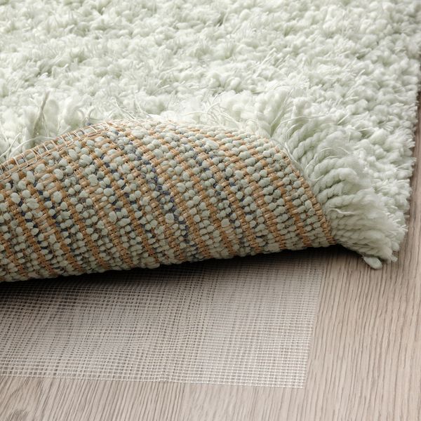 Ковер, длинный ворс, 133x195 см, светло-зеленый IKEA VOLLERSLEV ВОЛЛЕРСЛЕВ 105.188.94 - фото 4
