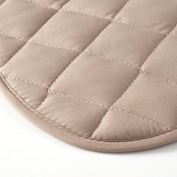 Подушка на стул, бежевый 34x35 см IKEA KLOCKLÖK КЛОККЛЁК 205.347.37 - схема-чертеж с размерами