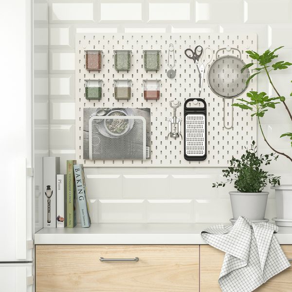 Держатель для журналов, белый IKEA SKÅDIS СКОДИС 905.198.80 - фото 6