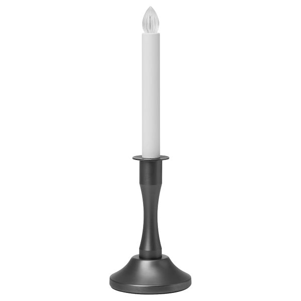 Светодиодная подсвечник на батарейках, черный IKEA STRÅLA СТРОЛА 604.766.17 - фото 1
