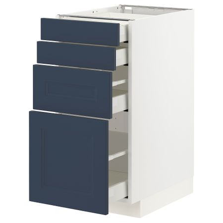 Напольный шкаф 4 фасада,4 ящика IKEA METOD МЕТОД, MAXIMERA МАКСИМЕРА 894.031.02