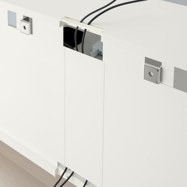 Тумба под ТВ, белый 180x40x64 см IKEA BESTÅ БЕСТО 403.058.86 - схема-чертеж с размерами