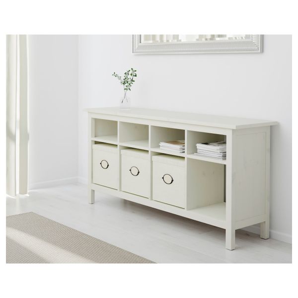Консольный стол, белая морилка 157x40 см IKEA HEMNES ХЕМНЭС 603.831.52 - фото 2