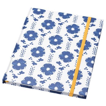 Книжка для записей, белый, синий, 20x16 см IKEA АНИЛИНАРЕ 804.279.99