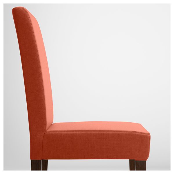 Стул ХЕНРИКСДАЛЬ, коричневый, Шифтебу темно-оранжевый - фото 4