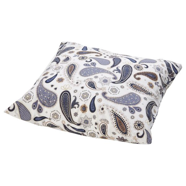 Наволочка СОТБЛОМСТЕР, белый, синий (70x70 см) - фото 1