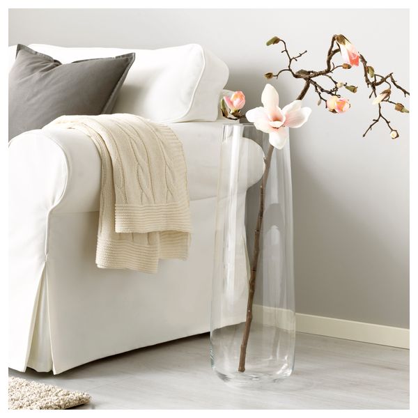 Ваза БЕРЭКНА, прозрачное стекло (65 см) - фото 2