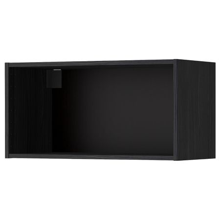 Каркас навесного шкафа, под дерево черный 80x37x40 см IKEA МЕТОД 203.680.35