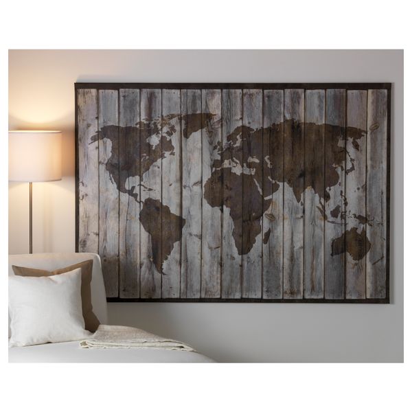 Картина ПРЕМИЭР, карта мира (200x140 см) - фото 2