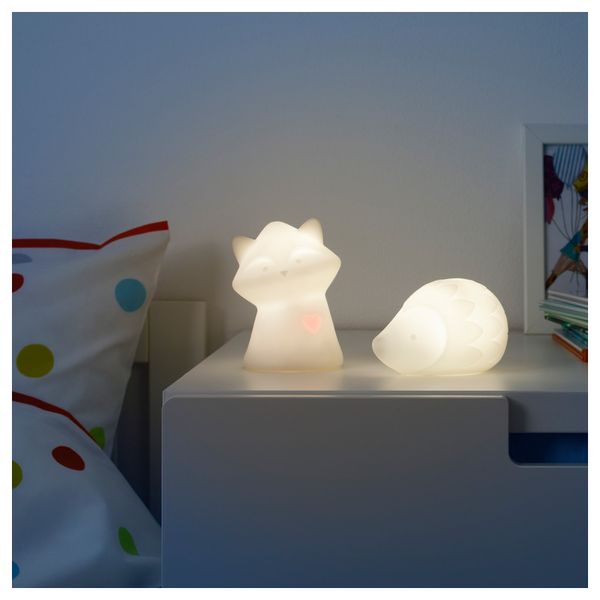 Светодиодный ночник ЛУРИГА, белый, ёж - фото 4