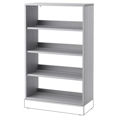 Стеллаж, серый 81x35x123 см IKEA HAVSTA ХАВСТА 004.185.74