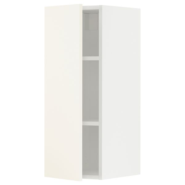 Навесной шкаф с полками, белый, Vallstena белый, 30x80 см IKEA METOD МЕТОД 695.072.71 - фото 2