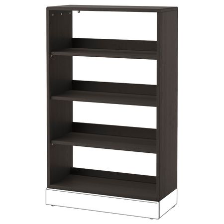 Стеллаж, темно-коричневый 81x35x123 см IKEA HAVSTA ХАВСТА 703.910.43