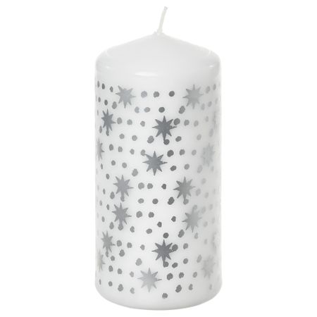 Неароматическая формовая свеча, 14 см, серебристый IKEA VINTERFINT 605.518.95