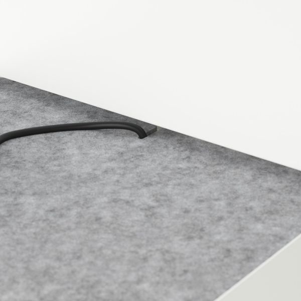 Каркас кровати с отделением для хранения, изголовье для хранения/изголовье, белый 160x200 см IKEA NORDLI НОРДЛИ 392.972.22 - фото 9