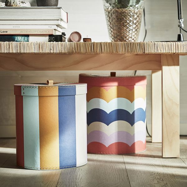 Декоративная коробочка, 2 шт., разноцветный IKEA ИЛЛБАТТИНГ 804.679.71 - фото 3