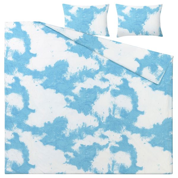 Пододеяльник и 2 наволочки IKEA ÄNGSVITVINGE 105.845.63 - фото 3