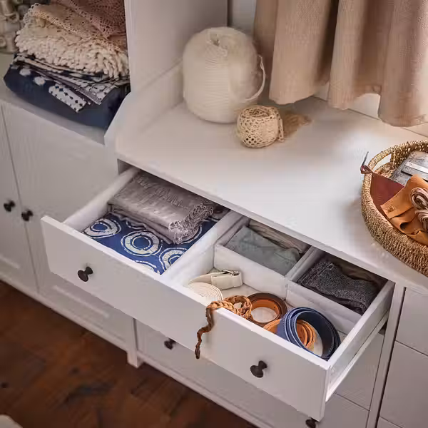 HAUGA Комбинация д/хранения - белый 208x116 см - фото 4