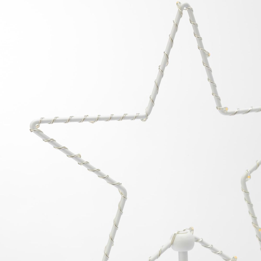 Светодиодное настольное украшение, с батарейным питанием/звезда IKEA STRÅLA СТРОЛА 104.732.25 - фото 1
