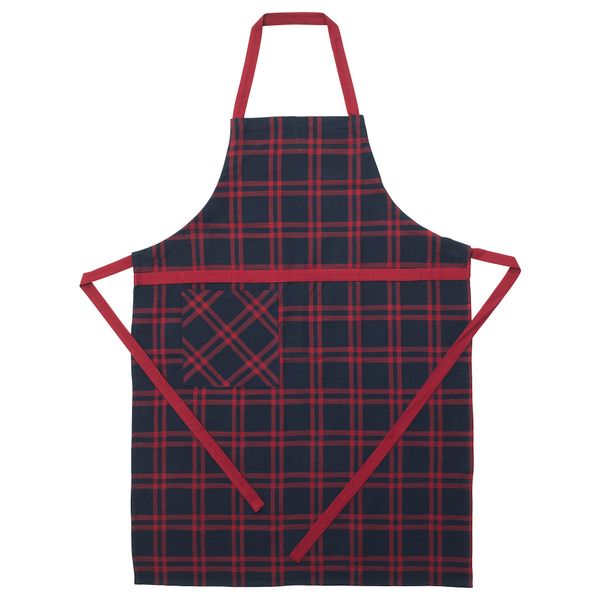 Фартук ВИНТЕР 2018, темно-синий, красный - фото 1