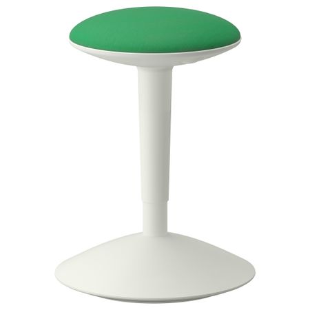 Высокий табурет НИЛЬС-ЭРИК, белый, Висле зеленый