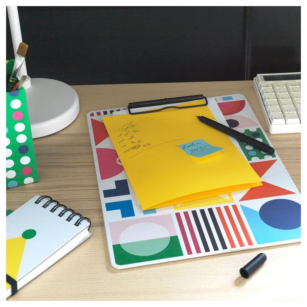 Папка с зажимом КНАЛЛЬГУЛЬ, разноцветный - фото 2