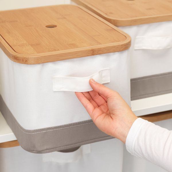 Коробка с крышкой 25x35x20 см IKEA RABBLA РАБЛА 903.743.25 - фото 17