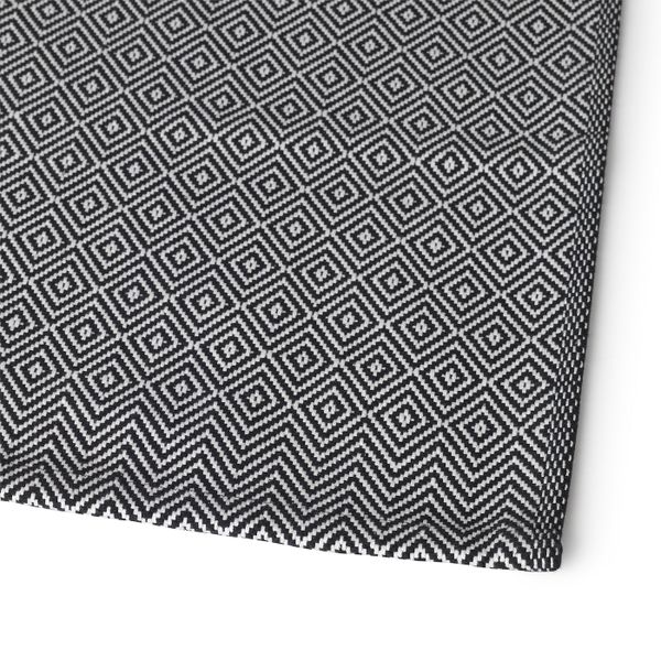 Салфетка под приборы, черный-белый 35x45 см IKEA GODDAG ГОДДАГ 903.669.19 - фото 2