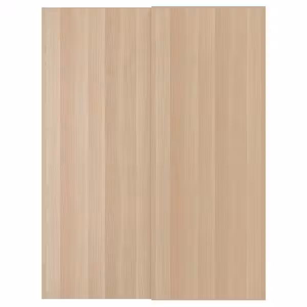 HASVIK Пара раздвижных дверей - под беленый дуб 150x201 см - фото 1