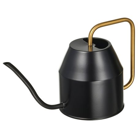 Лейка, черный/золотой 0.9 л IKEA VATTENKRASSE ВАТТЕНКРАССЕ 604.974.41